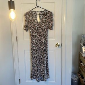 Abercrombie floral midi dress